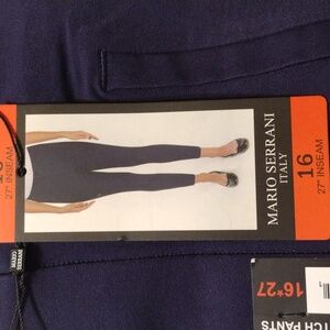 ~*~Mario Serrani Italy Comfort stretch pants 16 women's